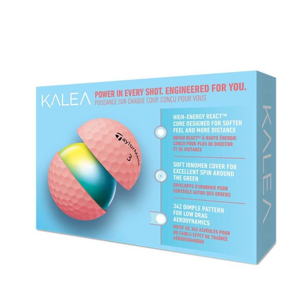 TaylorMade Kalea Golf-Ball 12-Bälle | Aprikot
