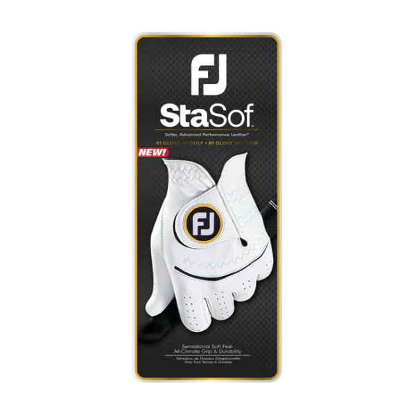 FootJoy StaSof Golf-Handschuh Herren Rechtsh&auml;nder | pearl ML
