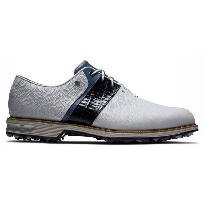 FootJoy Premiere Series Packard Golf-Schuh Herren | white-navy, blue EU 43 Medium