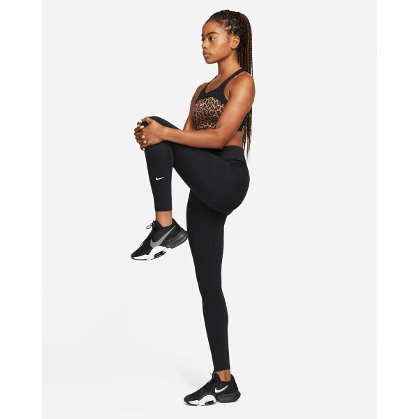 Nike One Leggings mit hohem Bund Damen | schwarz-weiß