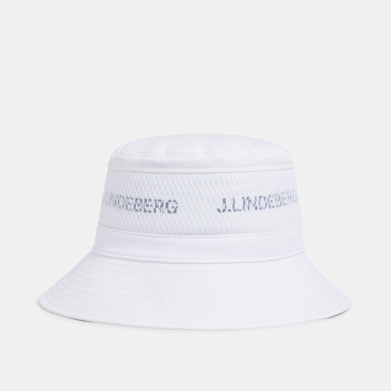 J.Lindeberg Denver Bucket Hat Herren | white one size