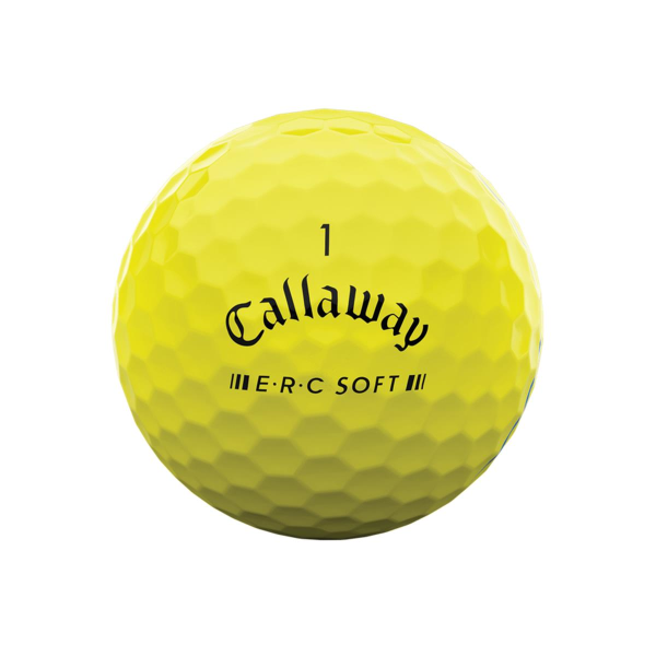 Callaway ERC Soft Triple Track Golf-Ball 2023 gelb 12-Bälle