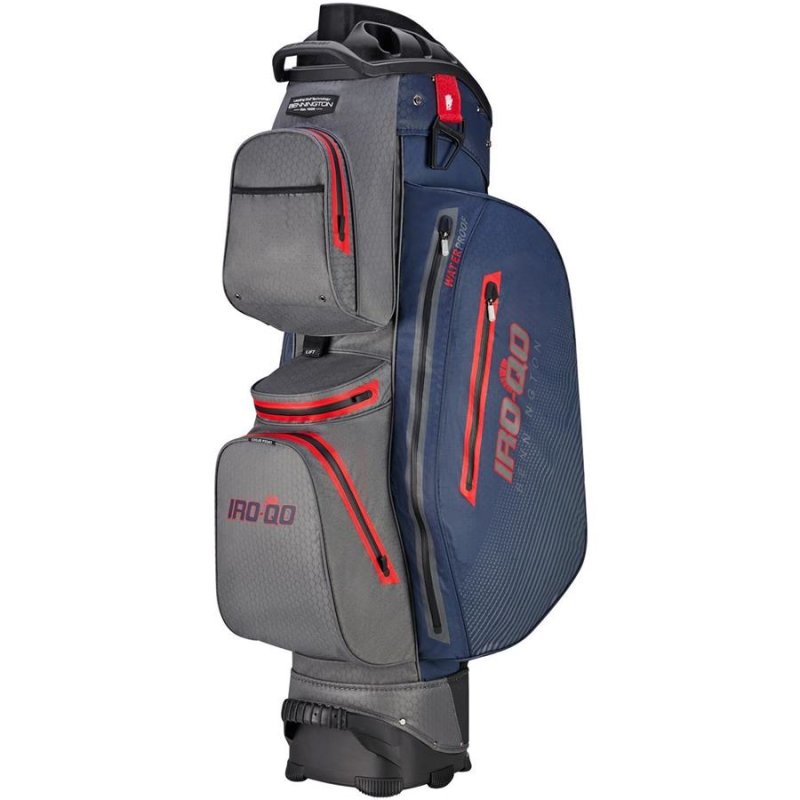 Bennington IRO QO 14 Waterproof Cart-Bag 2023 Navy / Charcoal / Red