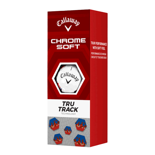 Callaway Chrome Soft TruTrack 12-Bälle weiß