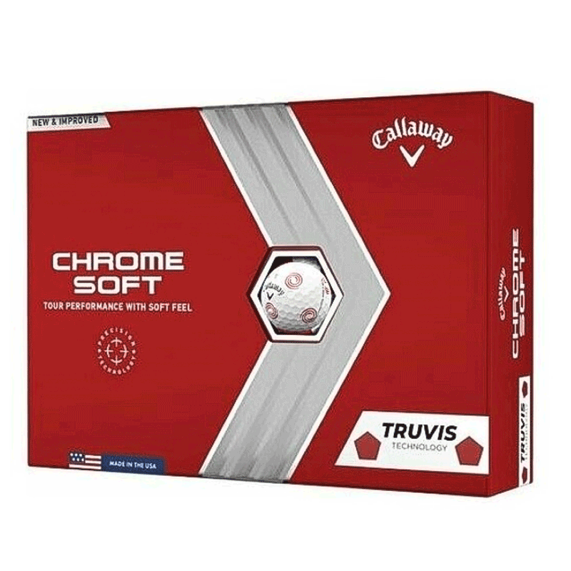 Callaway Chrome Soft TRUVIS SWIRL Limited Edition 12-Bälle