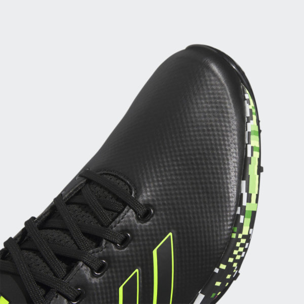 Adidas ZG23 GLITCH Boost Golf-Schuh | core black-core black, lucid lemon