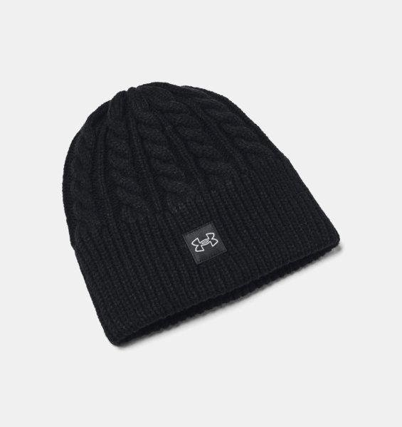 Under Armour Halftime Cable Beanie Damen | black one size