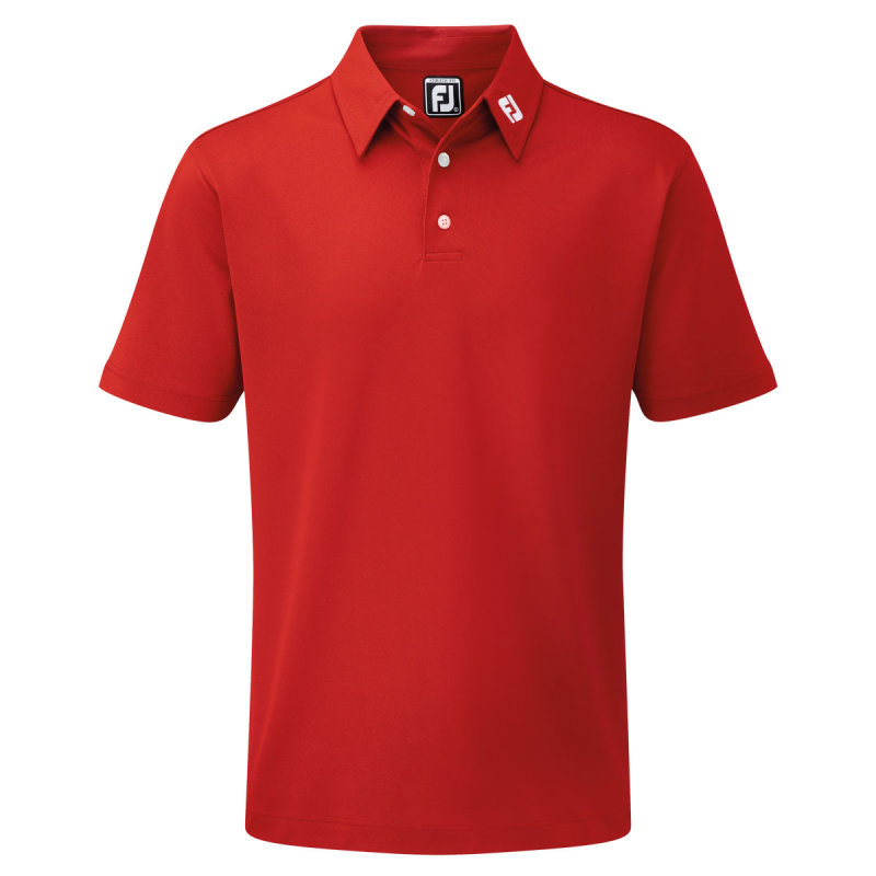 FootJoy Stretch Pique Solid Poloshirt Herren | red 3XL