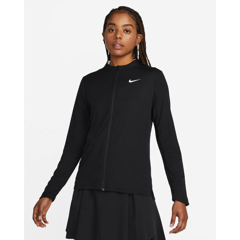 Nike Dri-FIT UV Advantage Full-Zip Top Damen | black-white