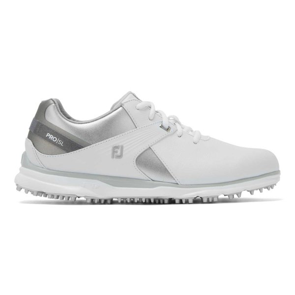 FootJoy PRO SL Golf-Schuh Damen Medium | white-silver, grey