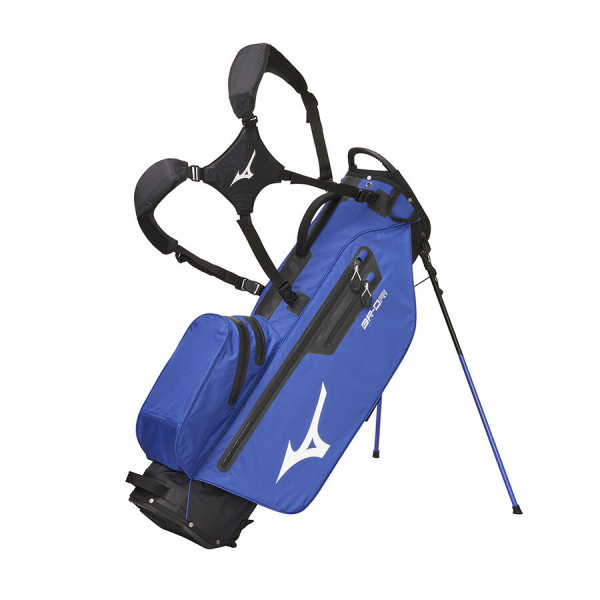 Mizuno BR-DRI Waterproof Stand Bag Staff Blue / White