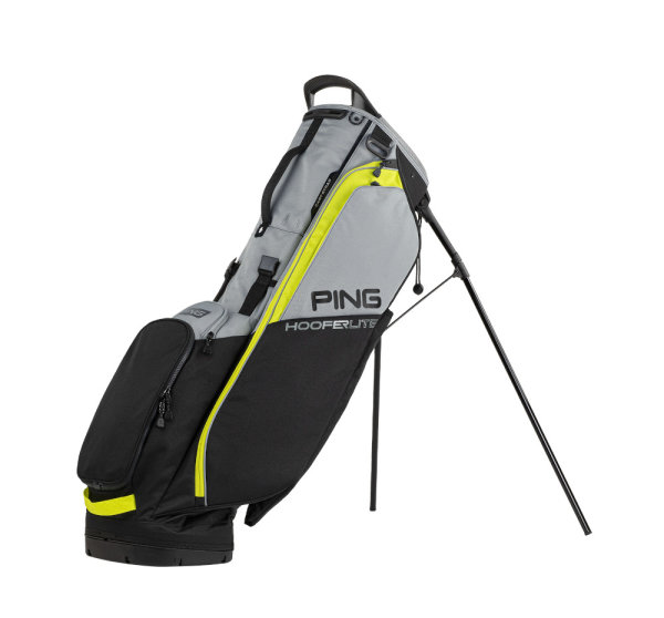 Ping Hoofer Lite 2024 Stand-Bag | black / iron / neon yellow