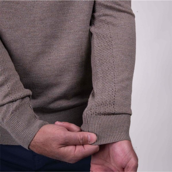 KJUS Kulm Half-Zip Pullover Herren | taupe