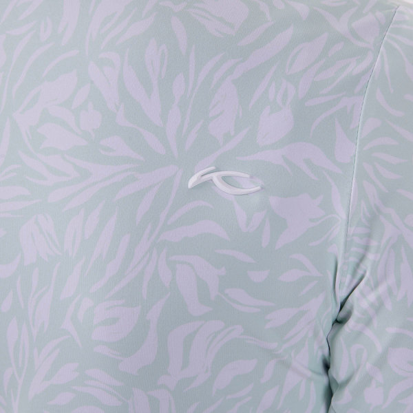 KJUS Sunshine Printed Half-Zip Pullover Damen | cucumber ice-white