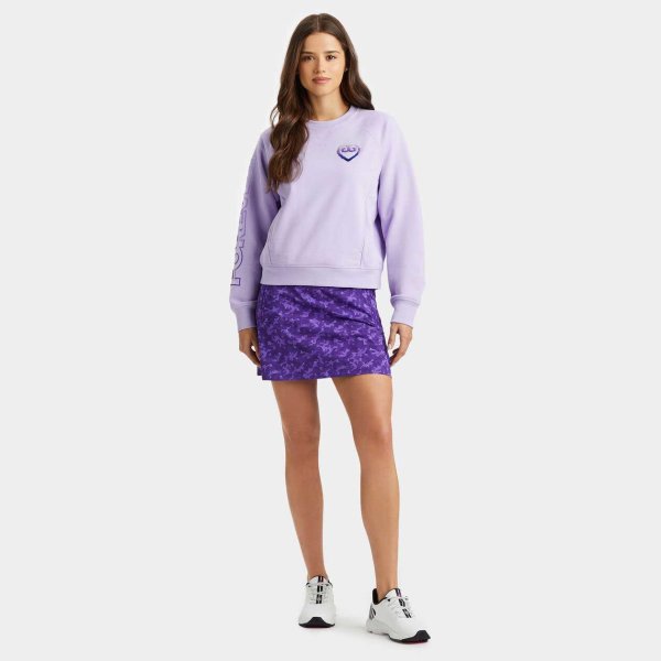 G/FORE Forever French Terry raglan crewneck Pullover Damen | aura