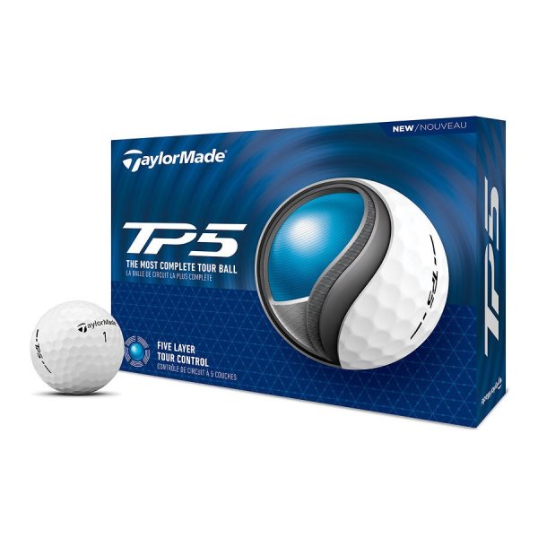 Taylormade TP5 2024 Golfball 12 Bälle | weiß