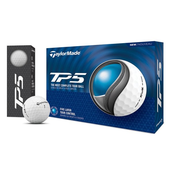 Taylormade TP5 2024 Golfball 12 B&auml;lle | wei&szlig;