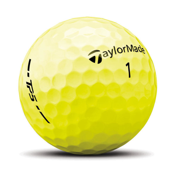 Taylormade TP5 2024 Golfball 12 Bälle | yellow