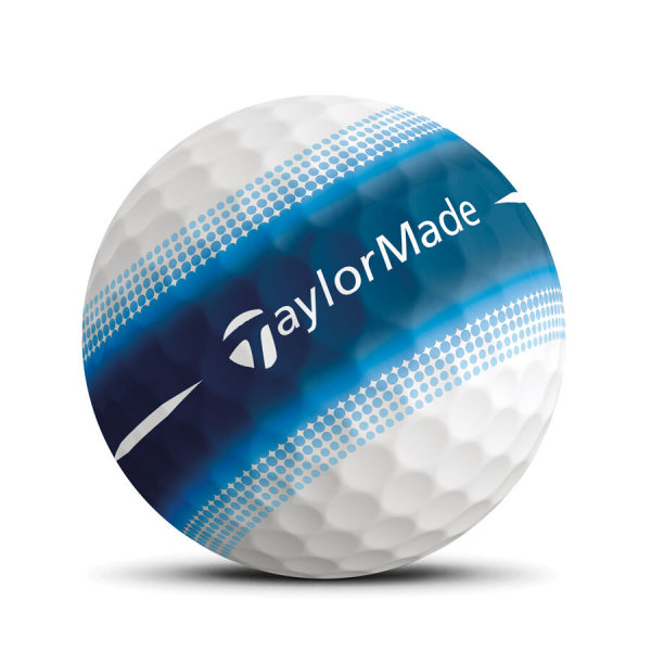TaylorMade Tour Response Stripe 1x Golf-Ball | blau
