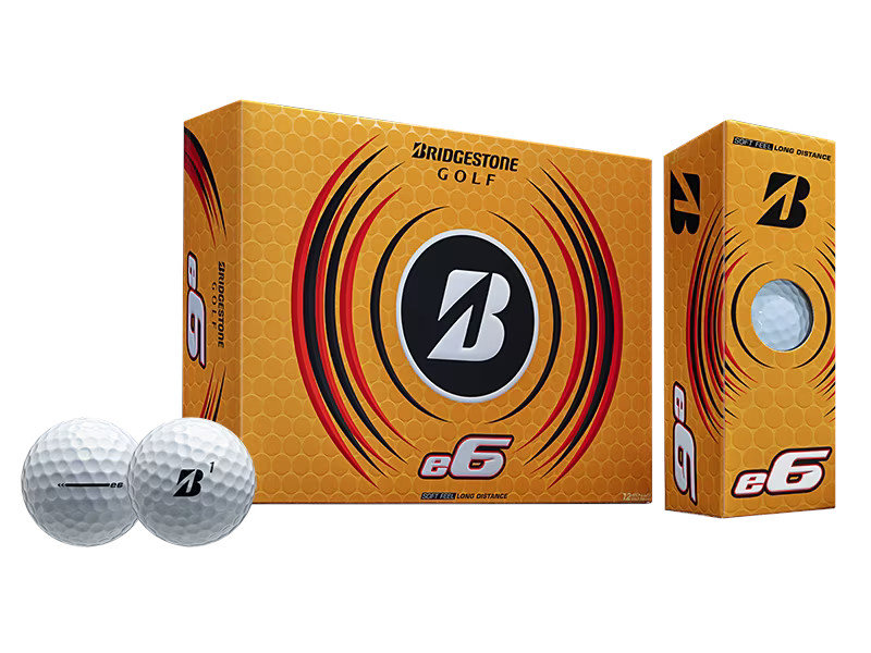 Bridgestone e6 2023 Golf-Ball 12 Bälle | white