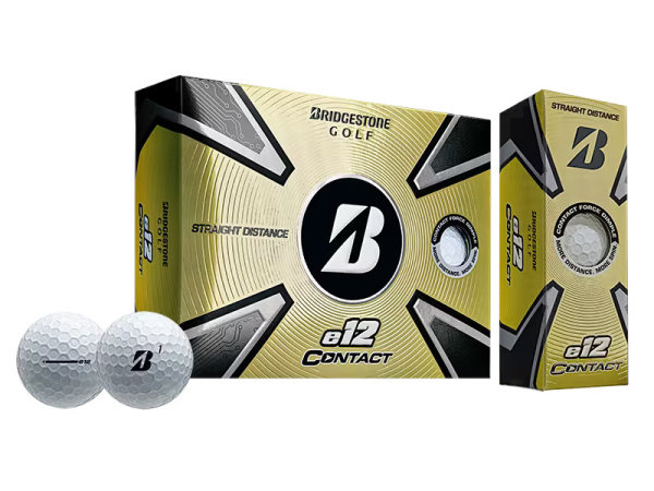 Bridgestone e12 2023 Contact Golf-Ball 12 B&auml;lle | white