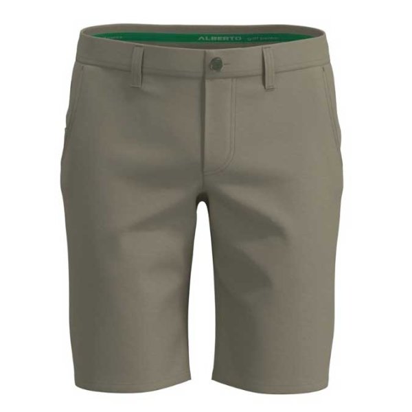 Alberto Earnie Ceramica Gabardine Golf-Shorts Herren military | military-670