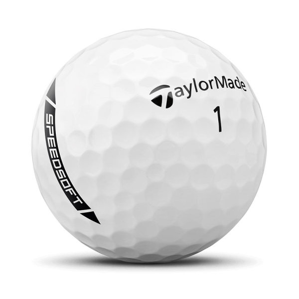 TaylorMade Speedsoft Golfball 12 Bälle weiß