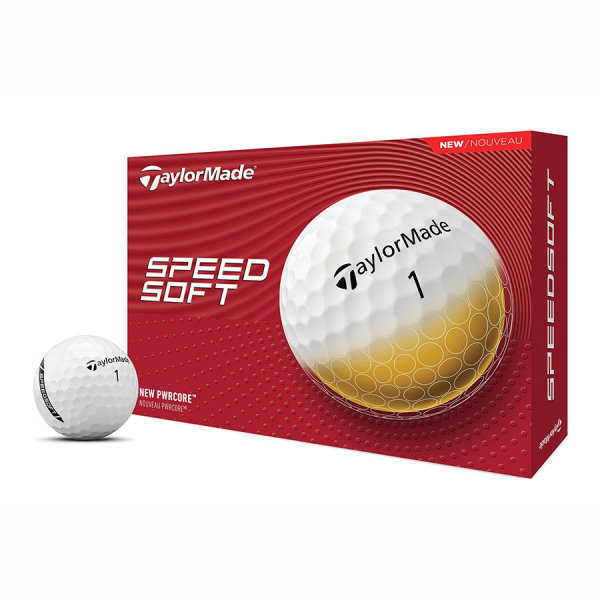 TaylorMade Speedsoft Golfball 12 B&auml;lle wei&szlig;