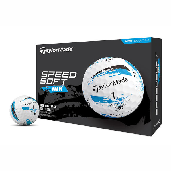 TaylorMade Speedsoft INK Golfball 12 Bälle blau