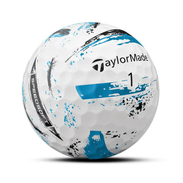 TaylorMade Speedsoft INK Golfball 12 B&auml;lle blau