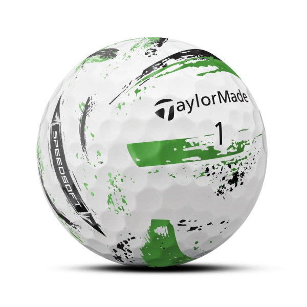 TaylorMade Speedsoft INK Golfball 12 Bälle grün