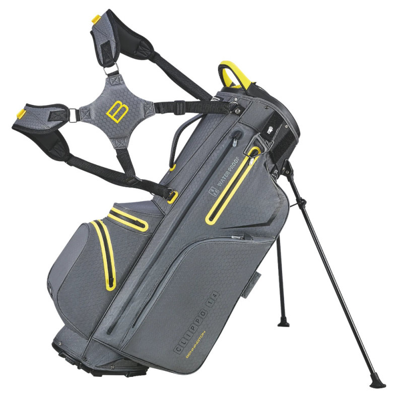 Bennington Sports Clip Lok Waterproof Stand-Bag Canon Grey / Yellow