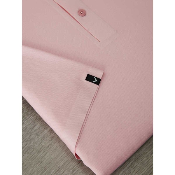 Callaway Golf Premium Jacquard Polo Herren | candy pink