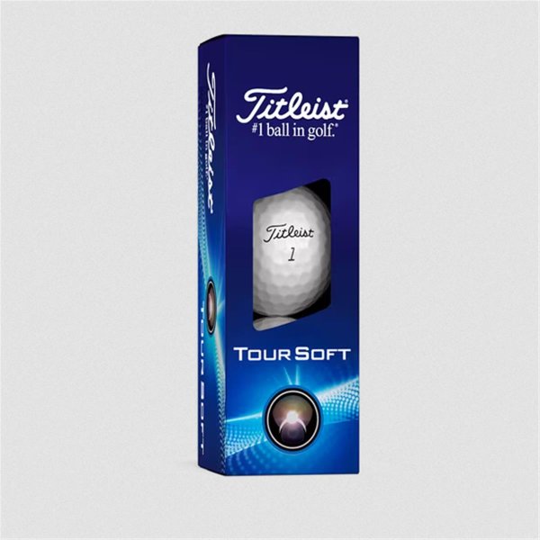 Titleist Tour Soft Golf-Ball Wei&szlig; 2024 12 B&auml;lle