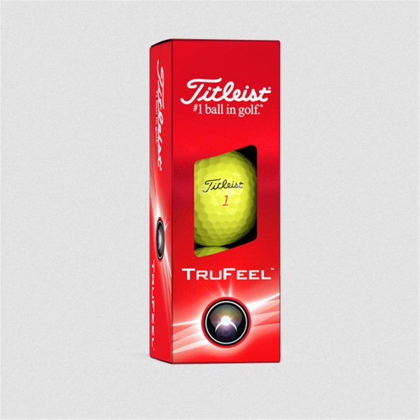 Titleist TruFeel Golf-Ball Gelb 2024 12 Bälle