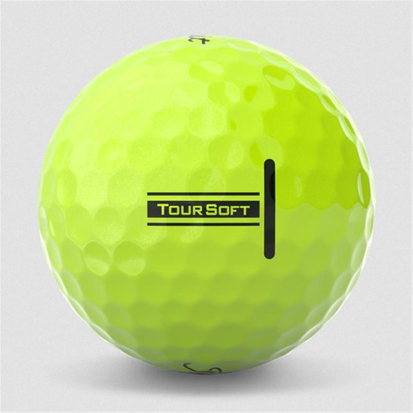 Titleist Tour Soft Golf-Ball Gelb 2024 12 Bälle