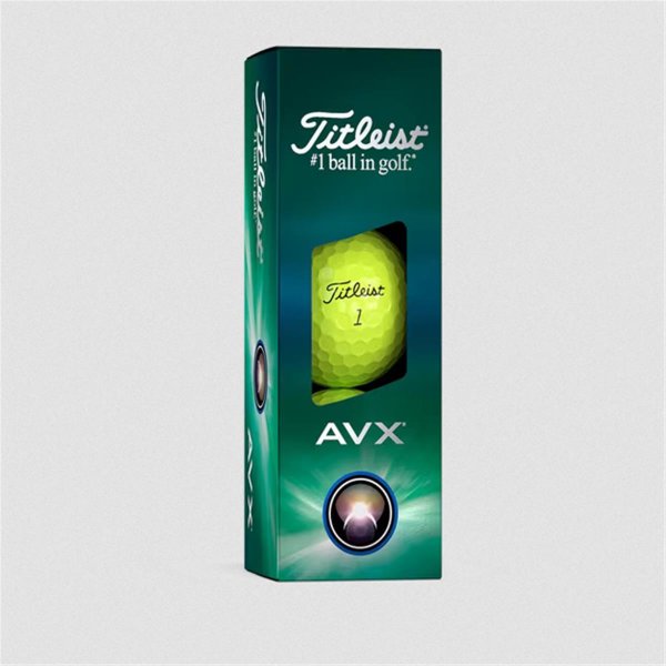 Titleist AVX Golfball Gelb 2024 12 Bälle