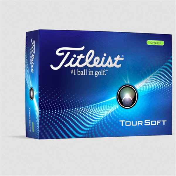 Titleist Tour Soft Golf-Ball Grün 2024 12 Bälle