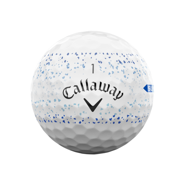 Callaway Supersoft Blue Splatter Golf-Ball 2024 12-Bälle