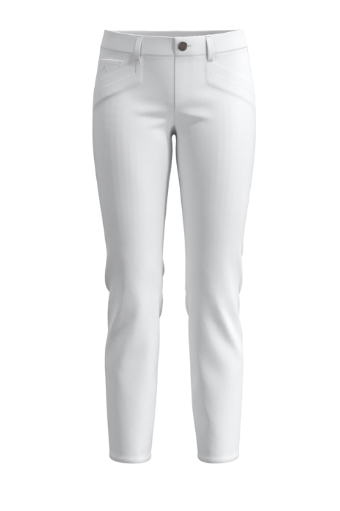 Alberto JANA-CR – 3xDRY Cooler regular fit Golf-Hose Damen | white-100 36