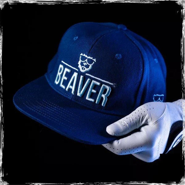BEAVER Bio-Flat Snapback blau Cap