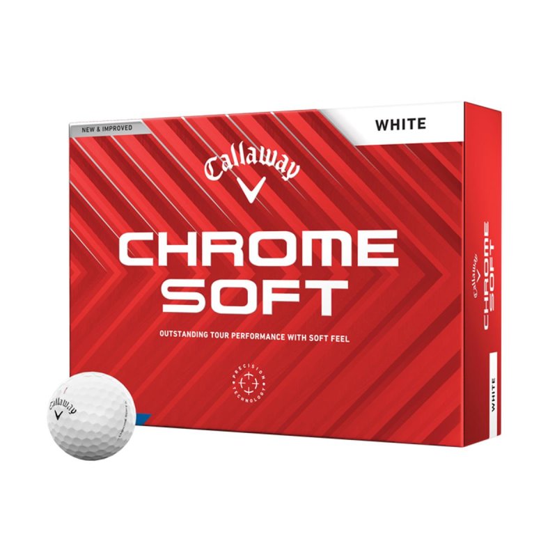 Callaway Chrome Soft Golf-Ball 2024 12-Bälle