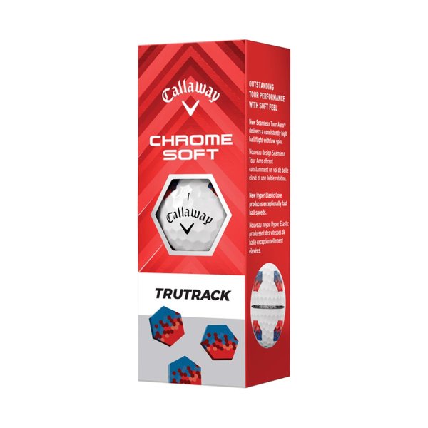 Callaway Chrome Soft TruTrack Golf-Ball 2024 12-Bälle