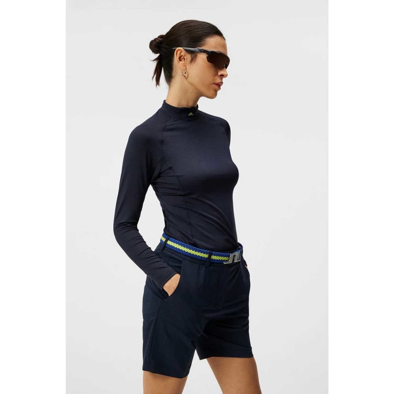 J.Lindeberg Asa Soft Compression Top Damen | jl navy