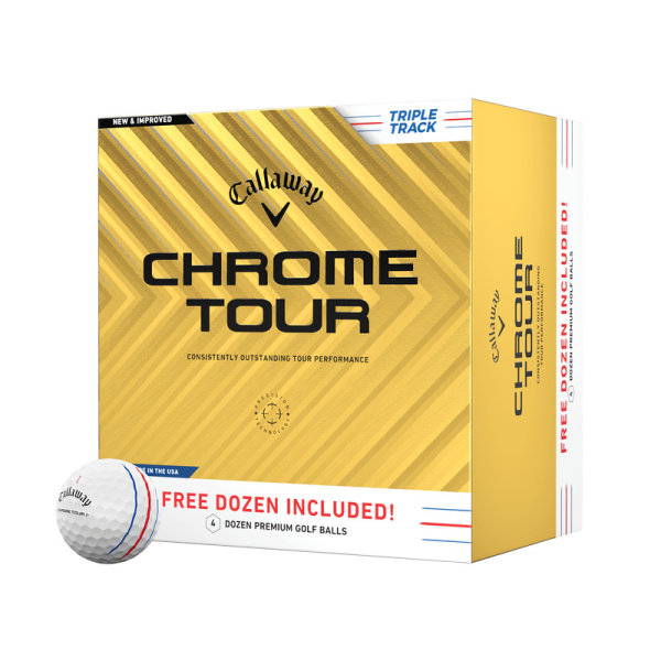 Callaway Chrome Tour Triple Track Golf-Ball 48 Bälle