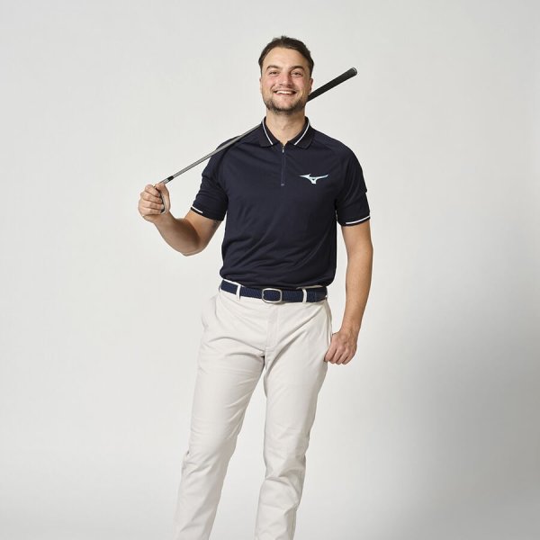 Mizuno Ace Polo Herren | navy