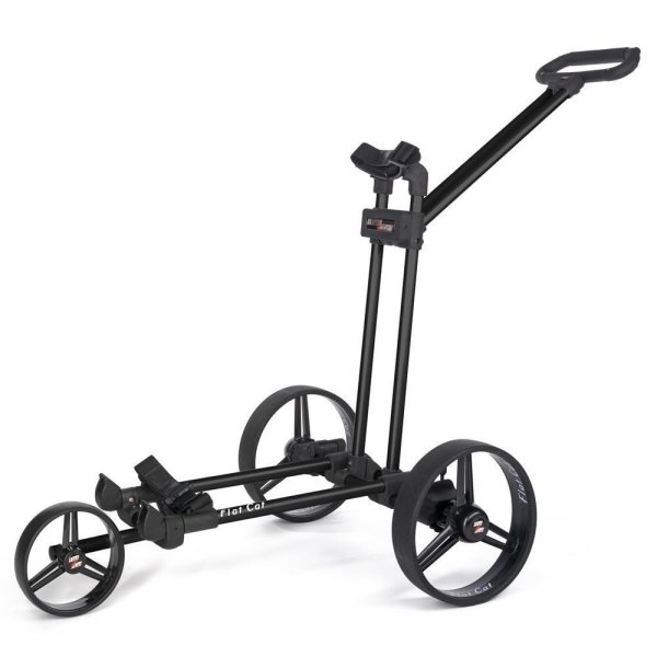Flat Cat Push-Trolley 3-Rad | Black