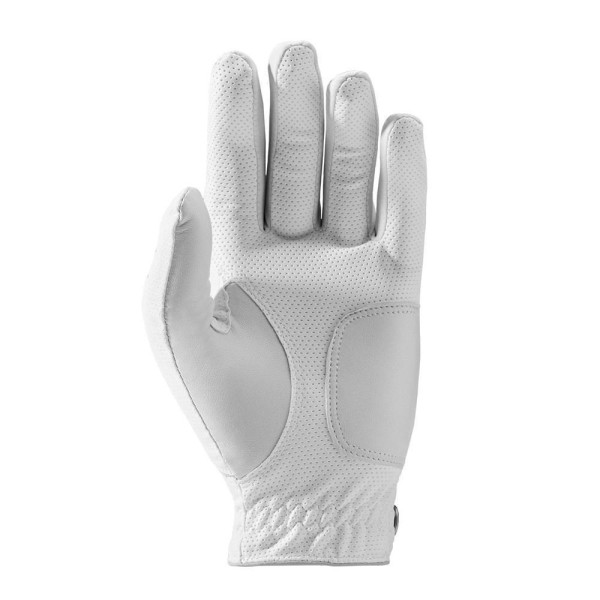 Wilson Staff Grip Plus Golf-Handschuh Damen | LH wei&szlig; L 1 St&uuml;ck