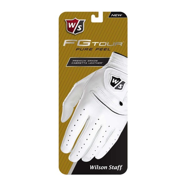 Wilson Staff FG Tour Golf-Handschuh Herren | LH wei&szlig; L