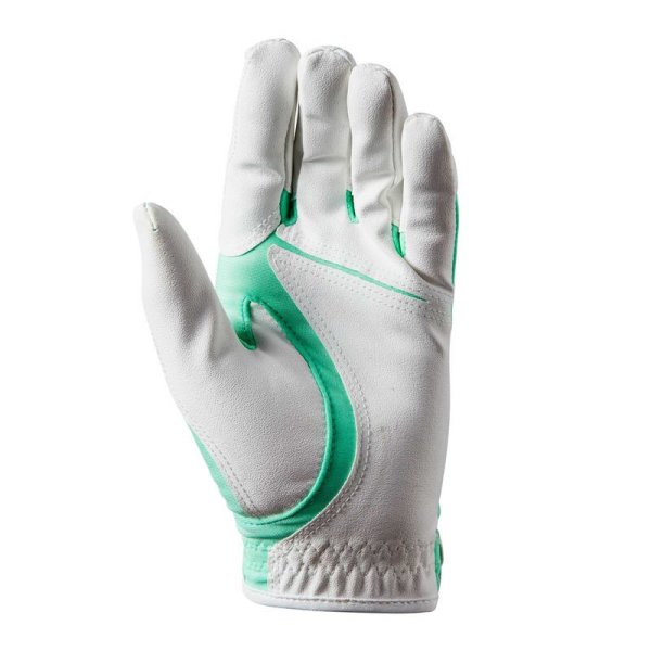 Wilson Staff Fit All Golf-Handschuh Damen | LH Mint-White one size